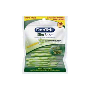 Dentek Slim Brush medzizubné čističe, 32 ks, ultra tenké 2,00-3,00 mm