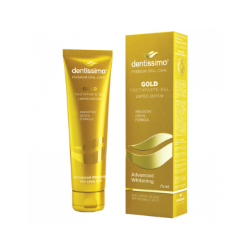 Zubná pasta Dentissimo Gold Whitening